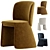 Elegant Evie Chair Collection 3D model small image 4