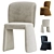 Elegant Evie Chair Collection 3D model small image 6