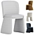 Elegant Evie Chair Collection 3D model small image 7