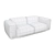 Hudson Bouclé 2-Seater Sofa 3D model small image 2