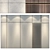 Modern Wood and Marble Wall Panel 3D model small image 2