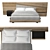 Contemporary Bed Tokyo Collection 3D model small image 2