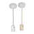 Nordic Style Marble Floor Lamp 3D model small image 1