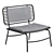 Modern Metal Garden Chair "Roric 3D model small image 1