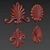 3D Max Rendered Ornament 28 3D model small image 6