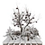 Winter Pomegranate Tree Set 3D model small image 2