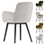 Elegant Fitz Accent Chair Velvet 3D model small image 3