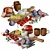 Boska Cheese Set with Board 3D model small image 1