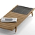 Elegant Iroko Sun Lounger 3D model small image 4