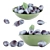 Assorted 7-Count Plum Set 3D model small image 1