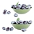 Assorted 7-Count Plum Set 3D model small image 2