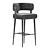 Sleek Cricket Bar Stool - AlvaMusa 3D model small image 3