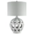 Elegant Regina Ceramic Table Lamp 3D model small image 2