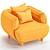Modern Armchair 3D Model Bundle 3D model small image 3