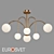 Eurosvet Alix Ceiling Chandelier 6-Light 3D model small image 1