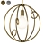 Luxurious Crystal Pendant Light 3D model small image 3