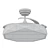 Sleek Remote Control Ceiling Fan 3D model small image 2