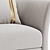 Sleek NEW COSMO Armchair, Modern 3D model small image 5