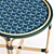 Boho Rattan Wicker Side Table 3D model small image 3