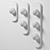 Modulo Triple Wall Sconce 3D model small image 3