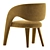 Modern Handcrafted Laurence Chair 1stdibs 3D model small image 4