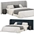 Modern Highwall Lori Bed 3D model small image 2