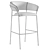 Velvet Jazz Barstool | Pedrali 3D model small image 6