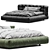  Modern Baxter Milano Bed 3D model small image 2