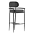 Sleek Modern Bar Chair Design 3D model small image 3