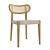 Elegant Colin Dining Chair 3D model small image 1