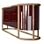 Elegant Walnut Chest Drawers 3D model small image 4