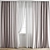 Polygonal Curtain Model Set 3D model small image 1