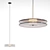 Metallized Glass Disc Pendant Light 3D model small image 2