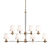 Elegant Sable Small Chandelier 3D model small image 2