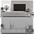  Modern 3D TV Wall Unit 3D model small image 7