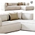 Elegant PERRY Sofa Flexform 3D model small image 4