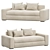 Elegant Nadine Sofa for Home 3D model small image 4