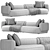 Modern FAO Sofa by Delcourt 3D model small image 4