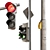 Modular Traffic Light Set 3D model small image 6