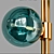 Elegant Glass Pendant Lighting Collection 3D model small image 3