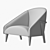 Elegant Christopher Guy Armchair 3D model small image 4