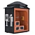 Modern City Phone Kiosk Model 3D model small image 1