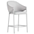 Modern Euler Bar Stool Counter 3D model small image 6