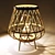 Bamboo Ritual Tripod Lamp 3D model small image 3