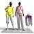 Sportswear Duo Mannequins 3D model small image 10