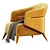 Modern 3D Armchair Model Bouvaner 3D model small image 3