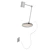 IKEA NYMÅNE Wireless Charging Desk Lamp 3D model small image 7