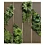 Wooden Frame Vertical Garden 3D model small image 2