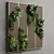 Wooden Frame Vertical Garden 3D model small image 4