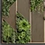 Wooden Frame Vertical Garden 3D model small image 5